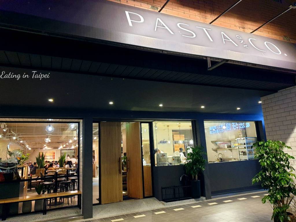 The outside of Pasta & Co. is simple and classy.